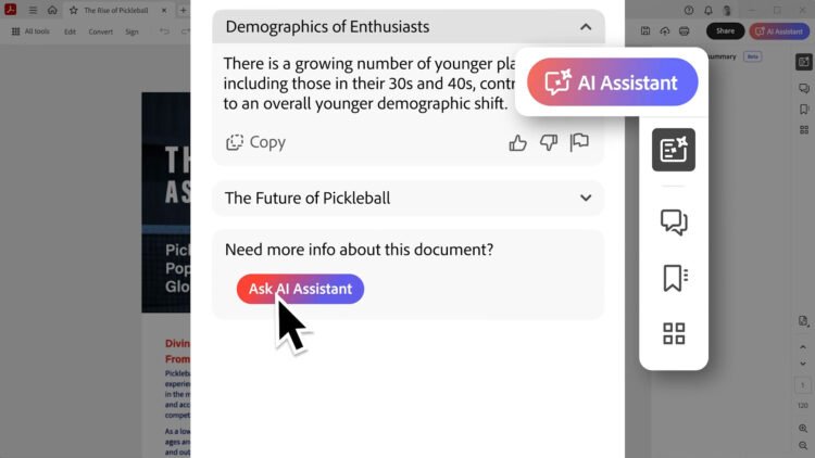 Adobe’s Next-Level PDF Experience: Meet the AI Assistant for Reader and Acrobat!