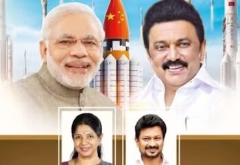 PM Modi Slams DMK Over Alleged China Flag Placement at ISRO Launch Pad Event