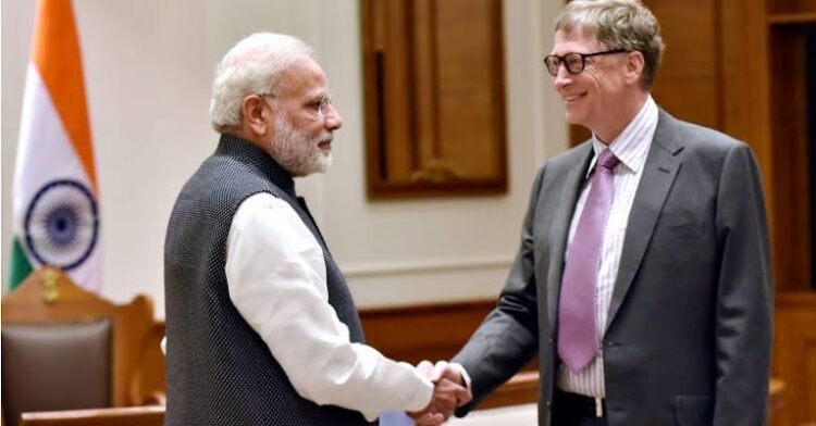 Bill Gates Meets with Indian PM Modi, Discusses AI, Climate, and Women-led Development