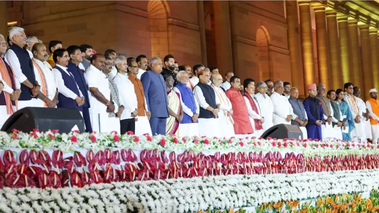“Modi Unveils New 72-Member Cabinet: Key Portfolios Announced”