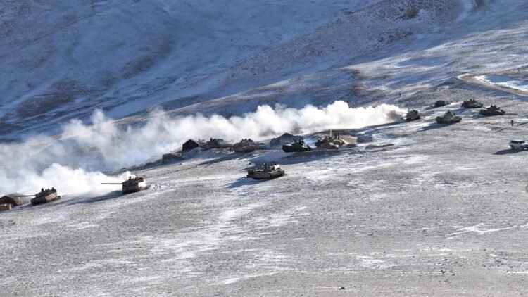 Five Army soldiers swept away while crossing river during tank exercise in Ladakh