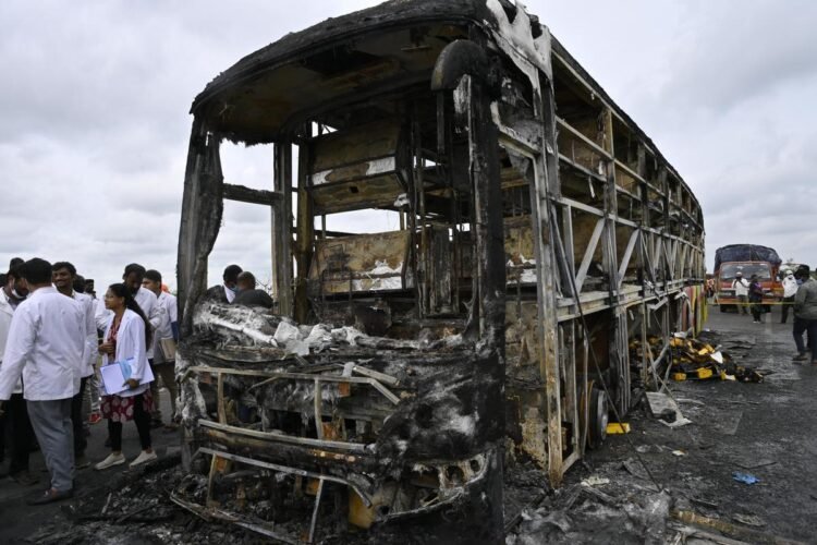 Kurnool Bus Fire Tragedy: Police Arrest Driver in Connection with Fatal Incident