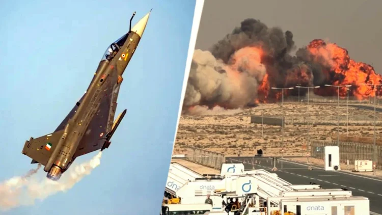 IAF Tejas Fighter Jet Crashes During Aerial Demonstration at Dubai Air Show