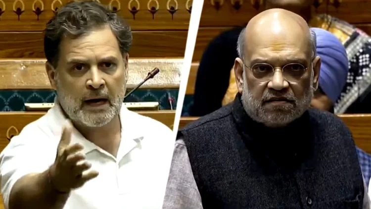 Amit Shah Counters Rahul Gandhi’s Allegations in High-Tension Lok Sabha Discussion on Voter Lists