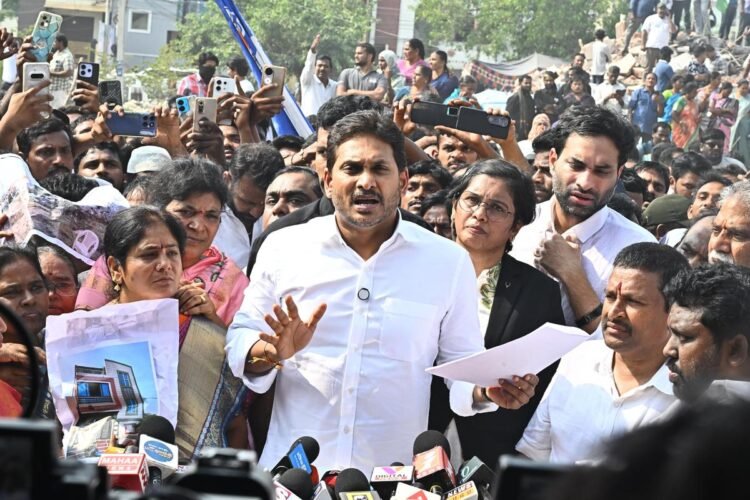 Jagan Mohan Reddy Demands CBI Probe Into Joji Nagar Demolitions